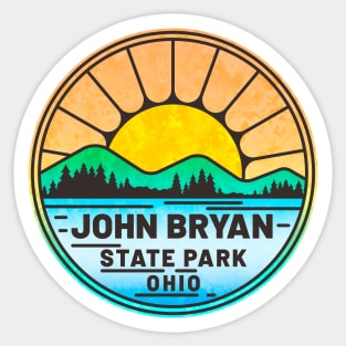 John Bryan State Park Ohio OH Sticker